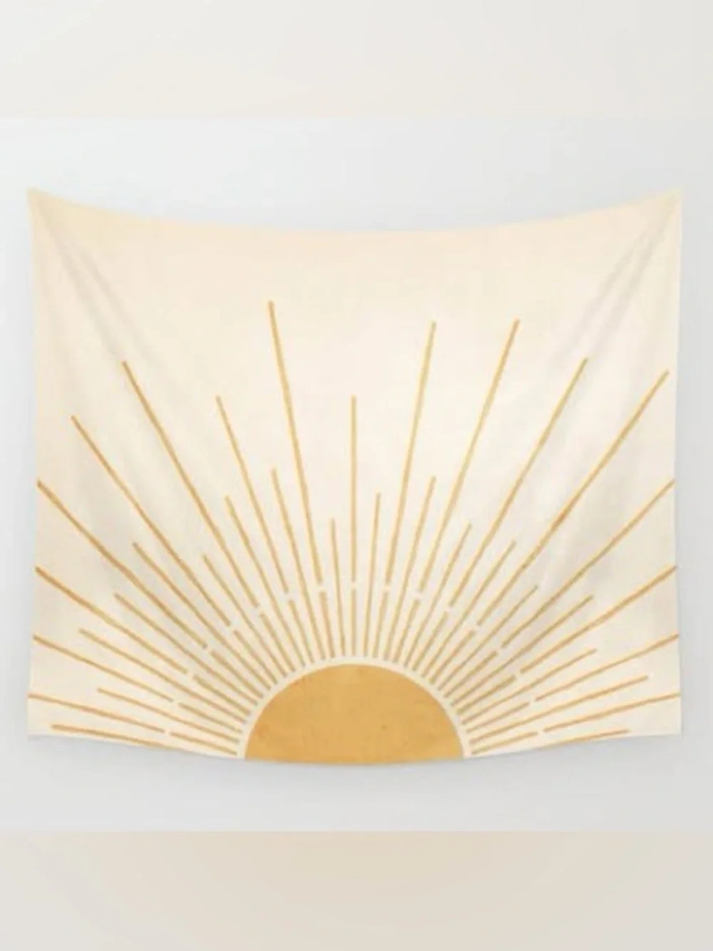 Society 6 MEDIUM Boho Sun no. 5 Yellow Wall Tapestry
